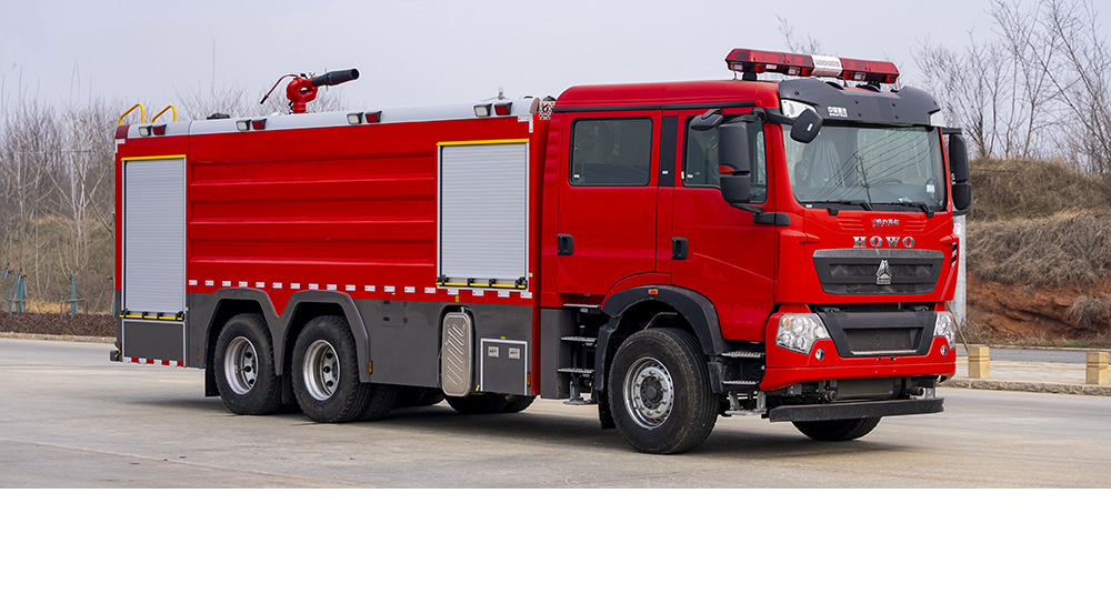 豪沃后双桥泡沫消防车图4
