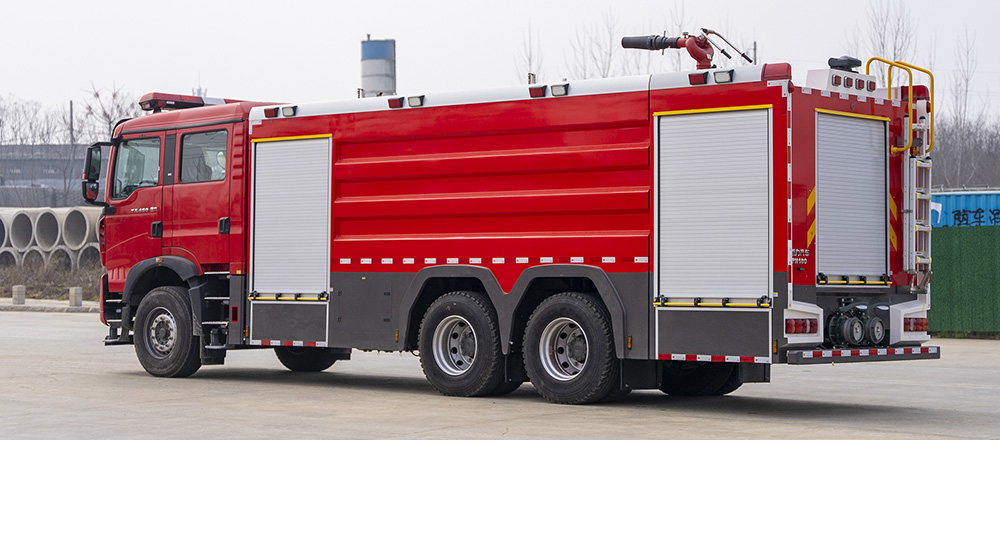 豪沃后双桥泡沫消防车图7