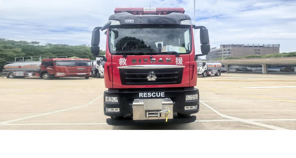 汕德卡单桥抢险救援消防车图2