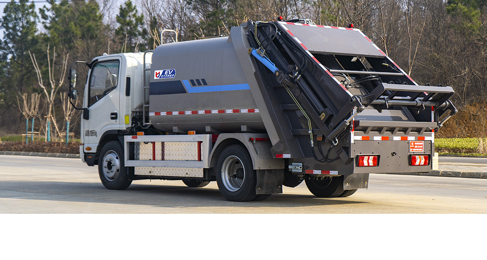 江淮帅铃纯电动压缩式垃圾车图6