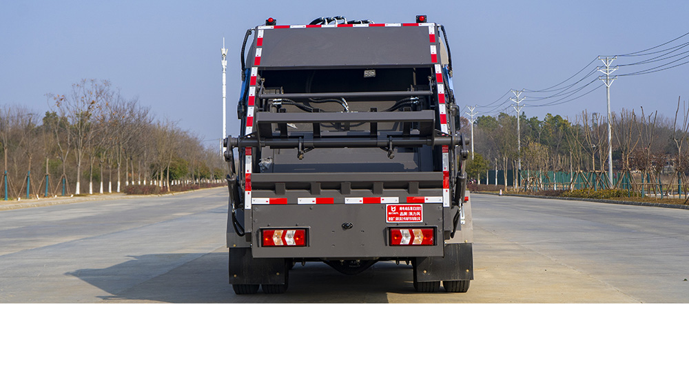 江淮帅铃纯电动压缩式垃圾车图8