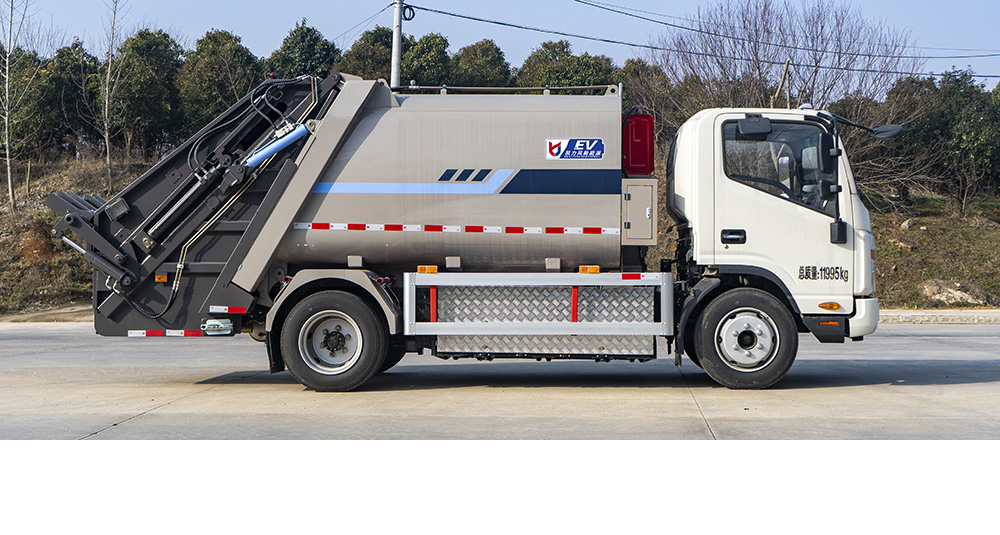 江淮帅铃纯电动压缩式垃圾车图3