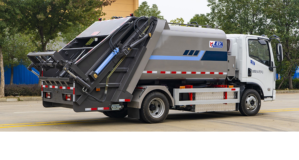 上汽跃进纯电压缩式垃圾车图3