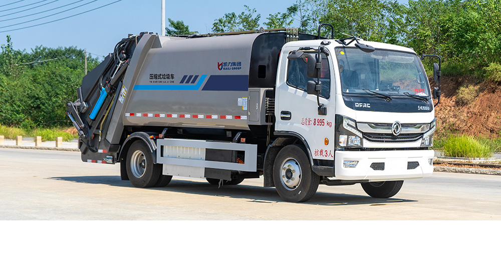 东风凯普特纯电压缩式垃圾车图1