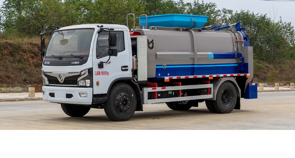 东风福瑞卡混动餐厨垃圾车图2