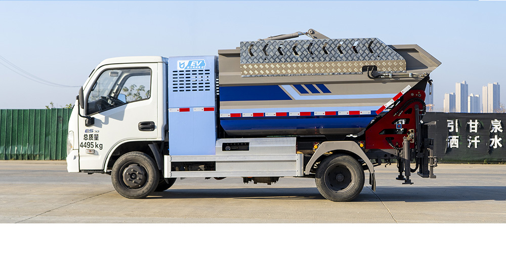 上汽跃进纯电自装卸式垃圾车图4