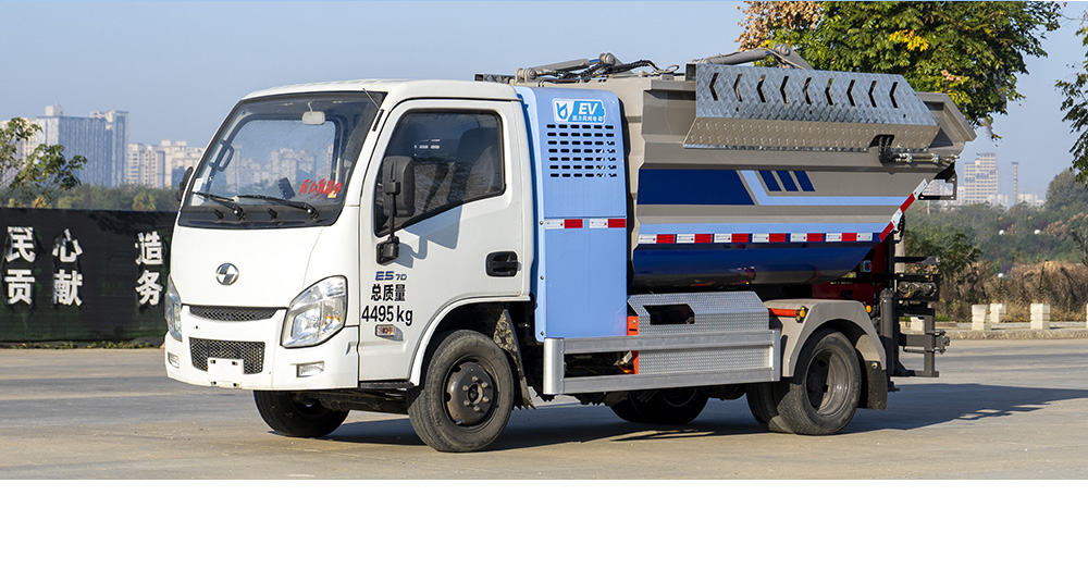上汽跃进纯电自装卸式垃圾车图2