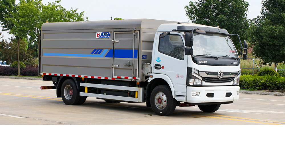 东风凯普特纯电密封式桶装垃圾车图1