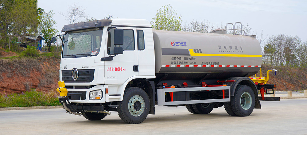 陕汽德龙L3000洒水车图2