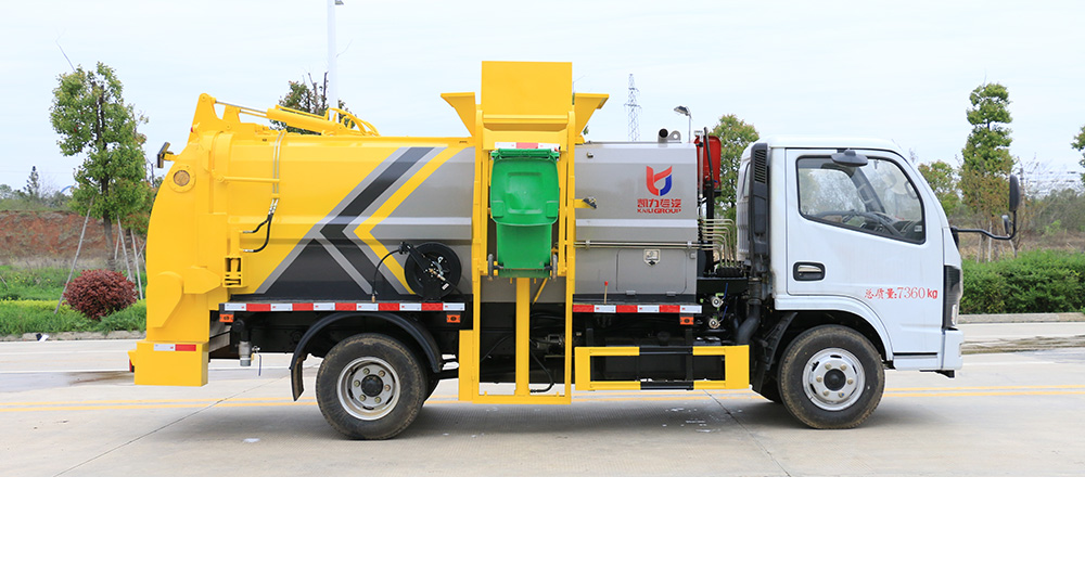 东风D6方罐餐厨式垃圾车图3