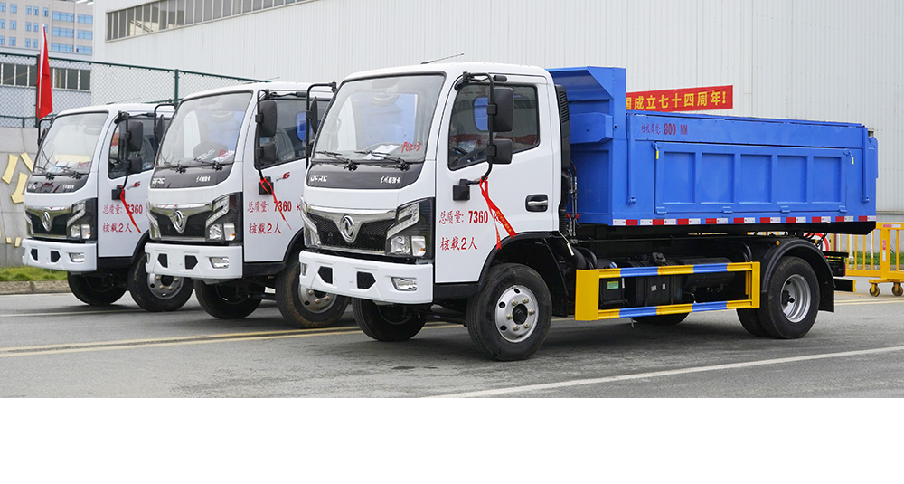 大多利卡自卸式垃圾车图2