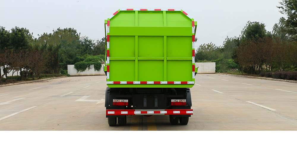 东风D6自装卸式垃圾车 侧装图8