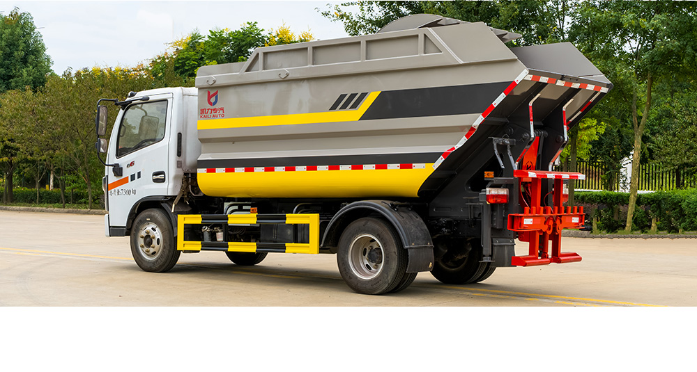 小多利卡自装卸式垃圾车 后装图5