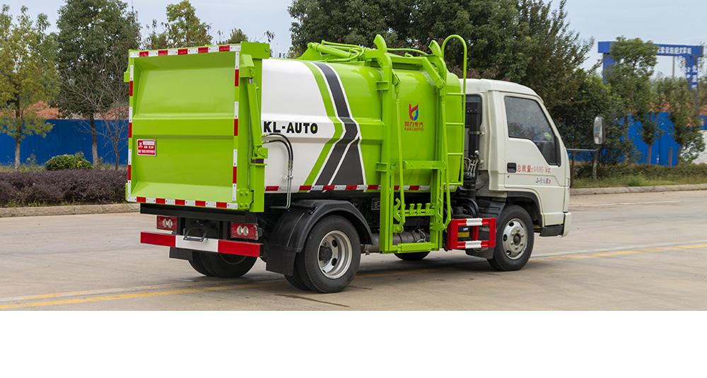 福田小卡之星3侧装压缩垃圾车图5