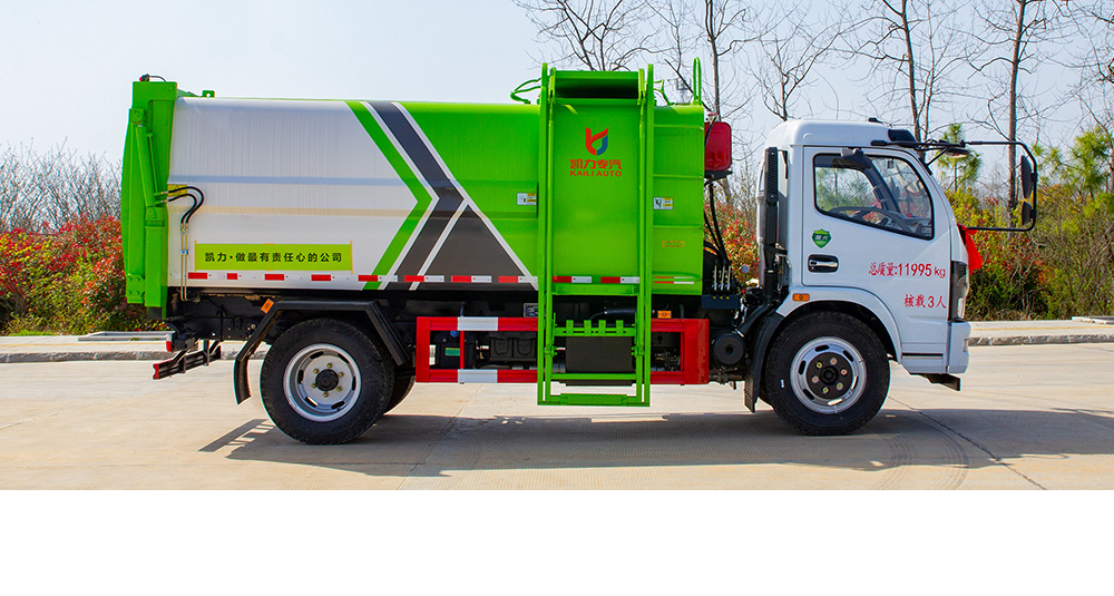 大福瑞卡侧装压缩垃圾车图5