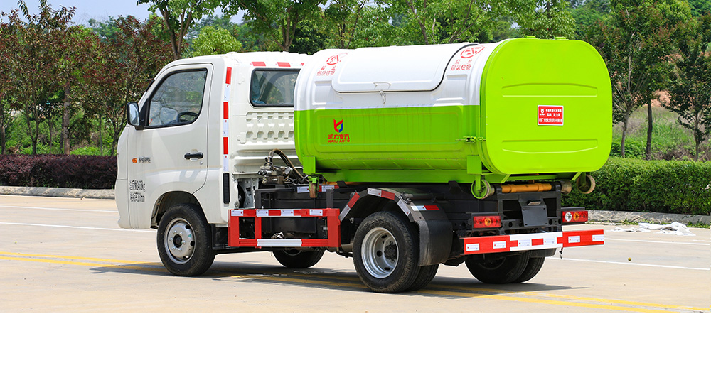 祥菱V1汽油3方车厢可卸式垃圾车图4