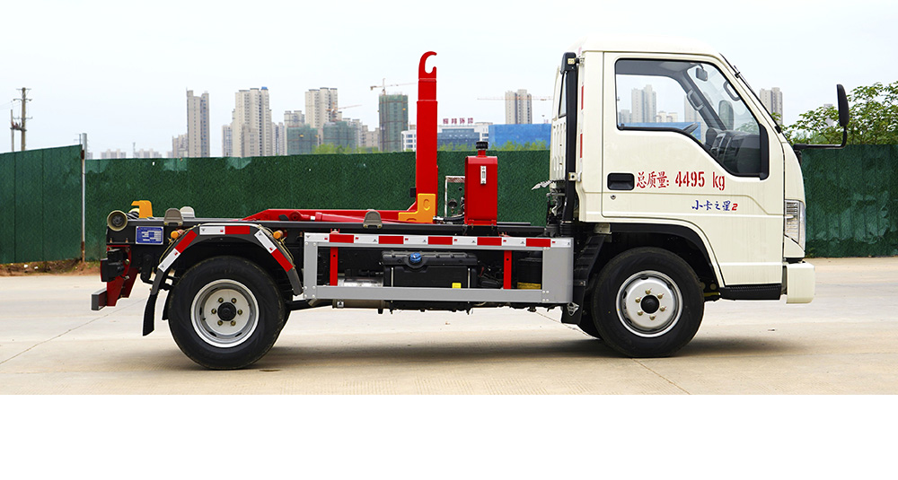 小卡之星2柴油3方车厢可卸式垃圾车图4