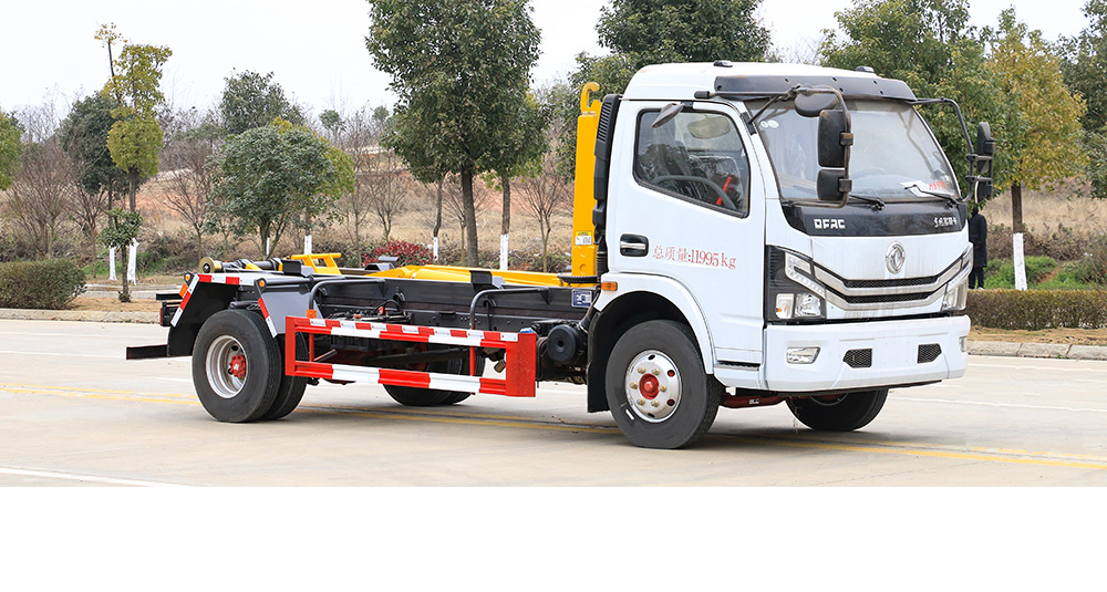 大多利卡10吨车厢可卸式垃圾车图1